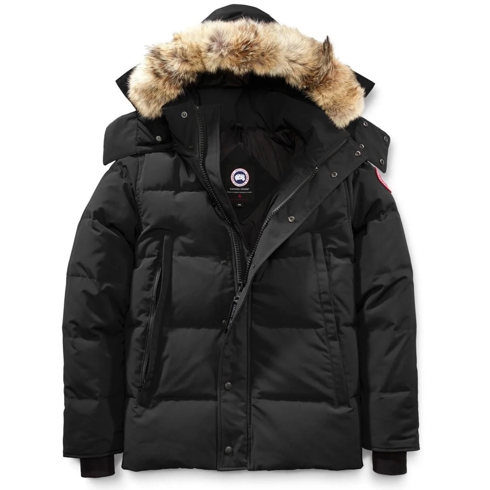 CANADA GOOSE WYNDHAM PARKA MENS SIZE M BLACK BRAND NEW